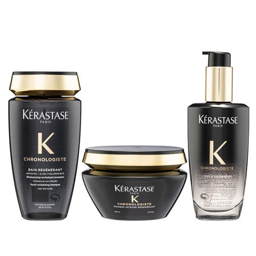 Kerastase Chronologiste 3-step Revitalising Routine for Hair & Scalp Set 250ml + 200ml + 100ml