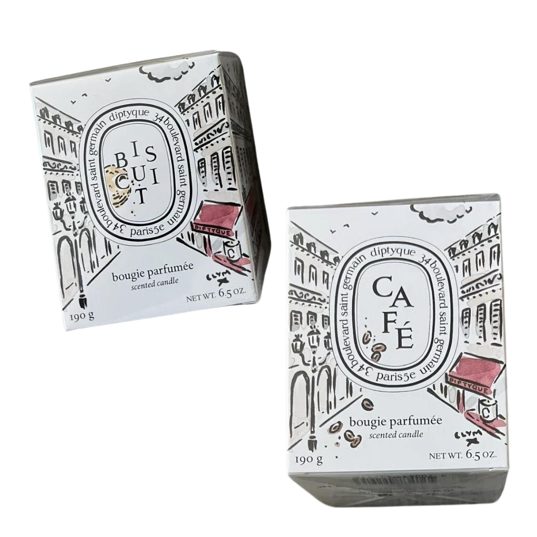 Diptyque Café scented candle 190g Diptyque Parisian Cafe Collection Candle 190g – GlowUp Nation