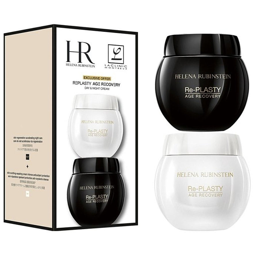 Helena Rubinstein HR Replasty Age Recovery Exclusive Offer Day and Night Cream Skin Soothing Restorative Day Care 50ml + Skin Repairing Night Care 50ml