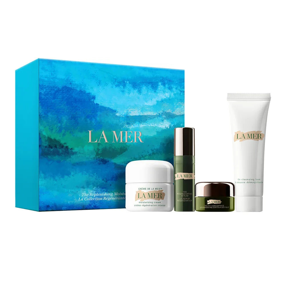 La Mer The Replenishing Moisture Collection | The Cleansing Foam 30ml + The Regenerating Serum 5ml + The Eye Concentrate 5ml + The Moisturizing Cream 15ml