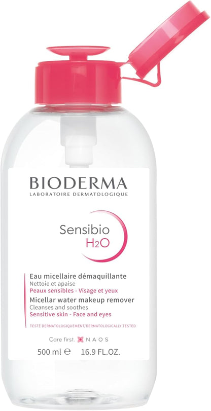 Bioderma Sensibio H2O Soothing Micellar Cleansing Water (Sensitive Skin) Reverse Pump 500ml