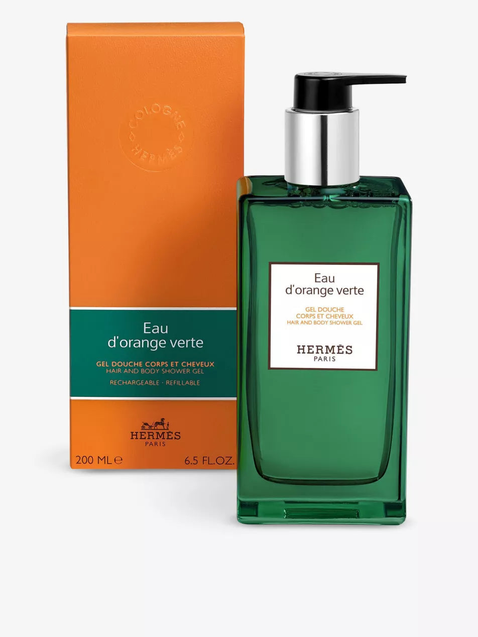 HERMÈS Eau de citron noir / Eau d’orange verte hair and body shower gel 200ml