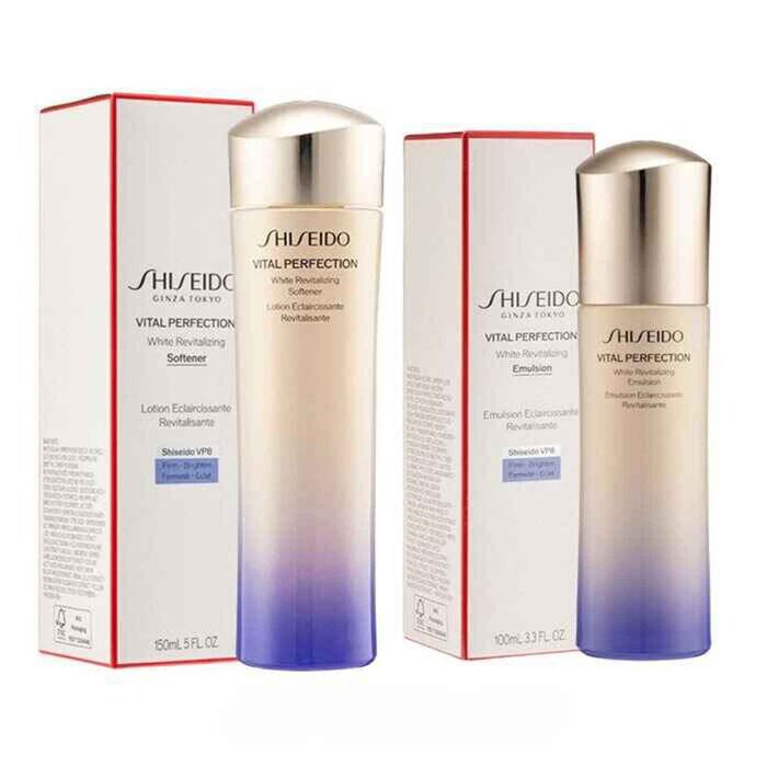 Shiseido Ginza Tokyo Vital Perfection White Revitalizing Softener 100ml + Emulsion 150ml