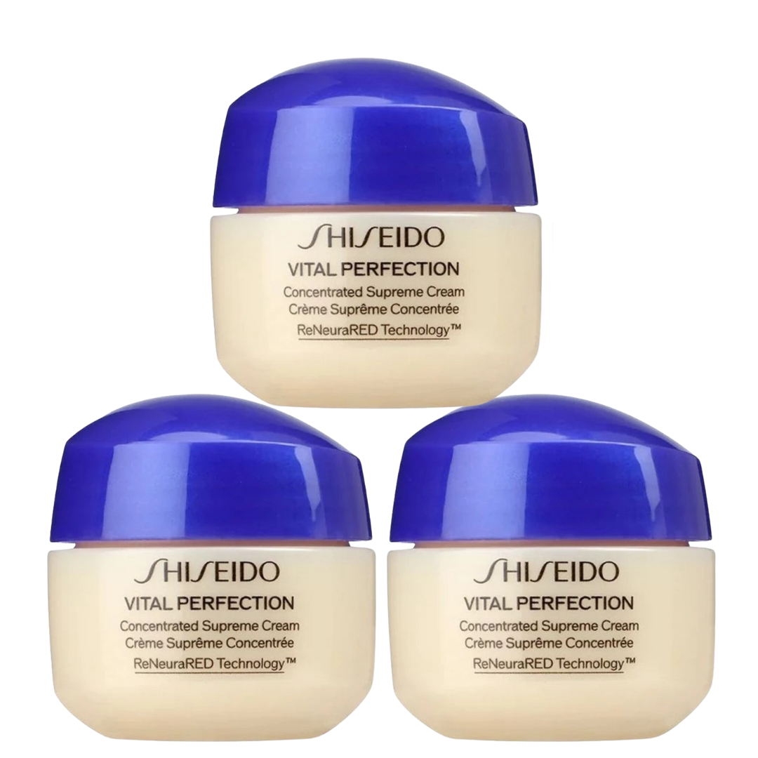 Shiseido [New Version] Vital Perfection Concentrated Supreme Cream 15ml x 3