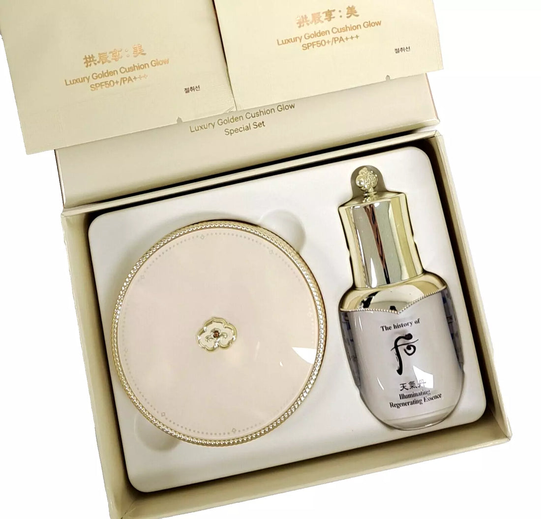 The History of Whoo Gongjinhyang Mi Luxury Golden Cushion Glow Set 