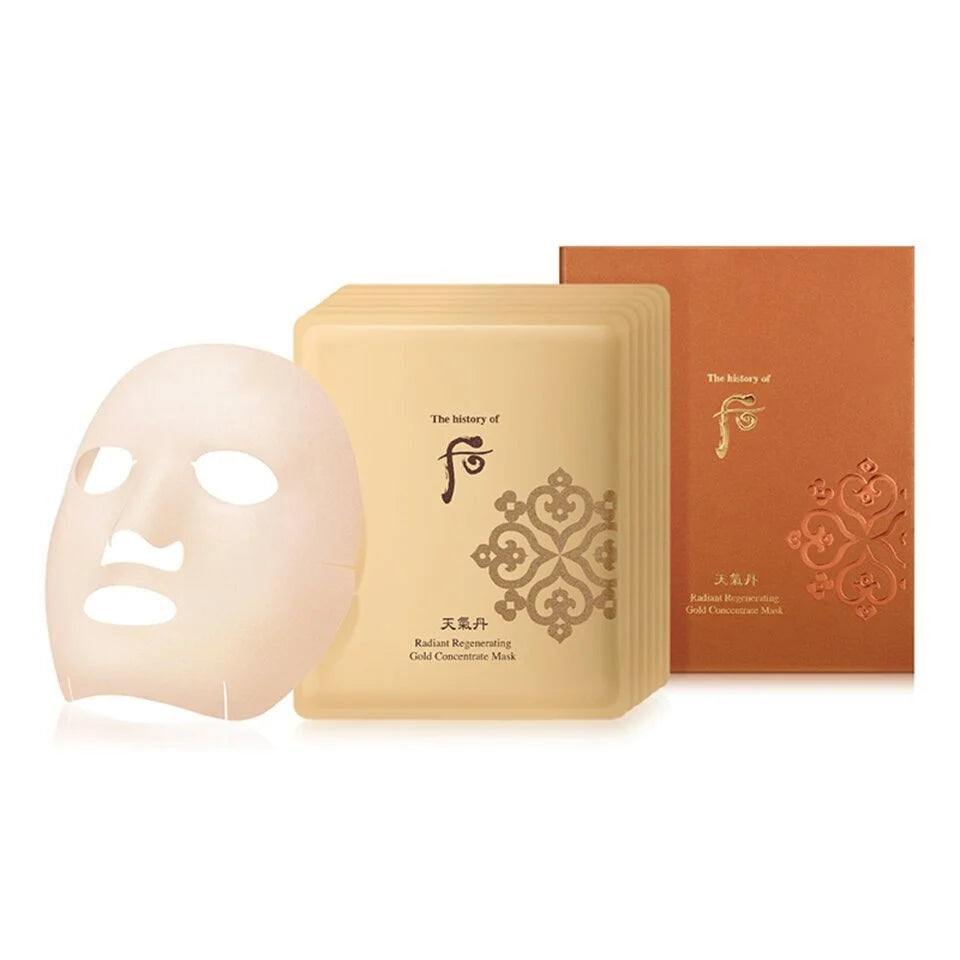 Whoo Radiant Regenerating Gold Concentrate Mask (individual box per piece)